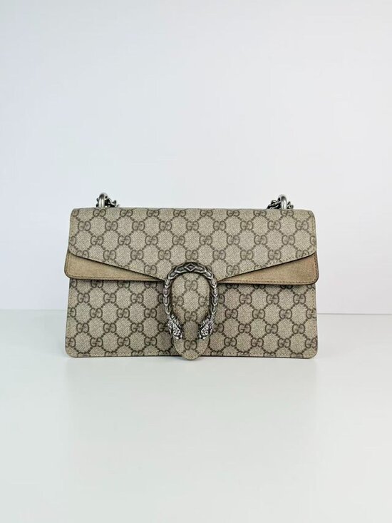 Gucci Handbags - Gucci Dionysus Small GG Supreme Canvas Shoulder Crossbody Bag